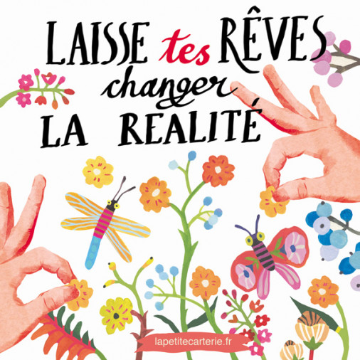 Carte postale laisse tes reves